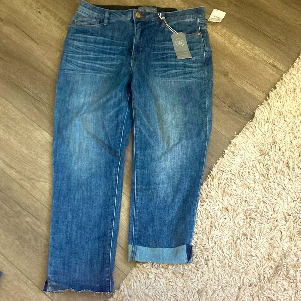 Wit & Wisdom high rise vintage skinny with stretchy waistband